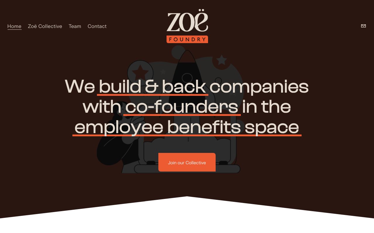 Zoë Foundry website