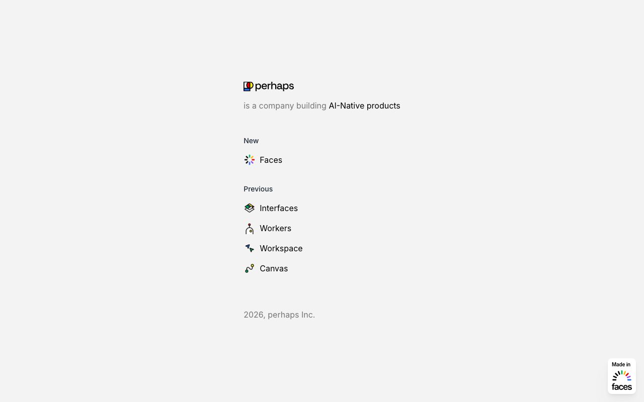 PERHAPS website