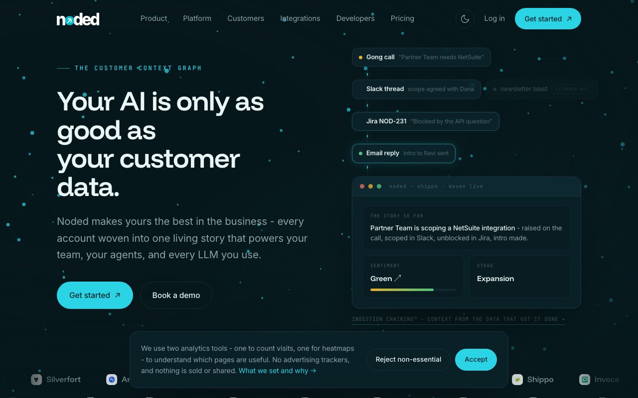 Noded Ai website