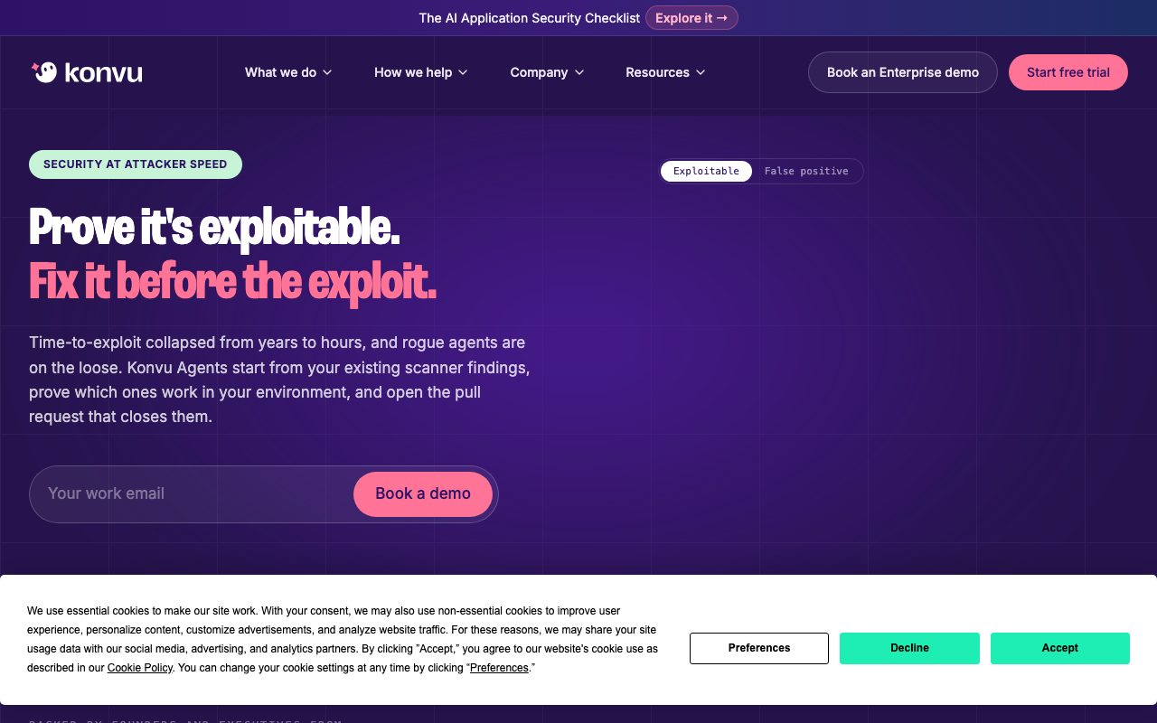 Konvu website