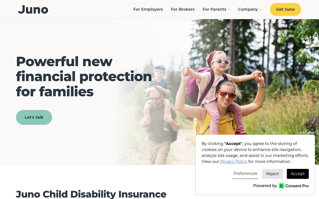 Juno website