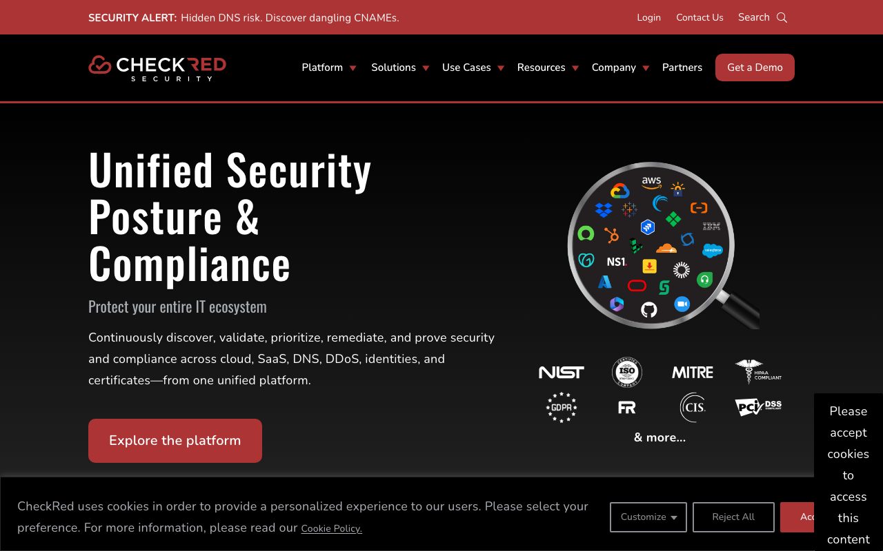 CheckRed website