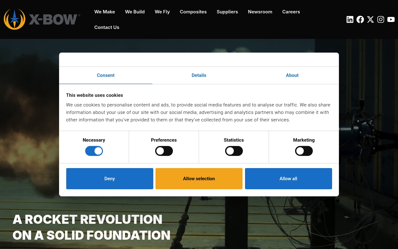 X-Bow Launch Systems website