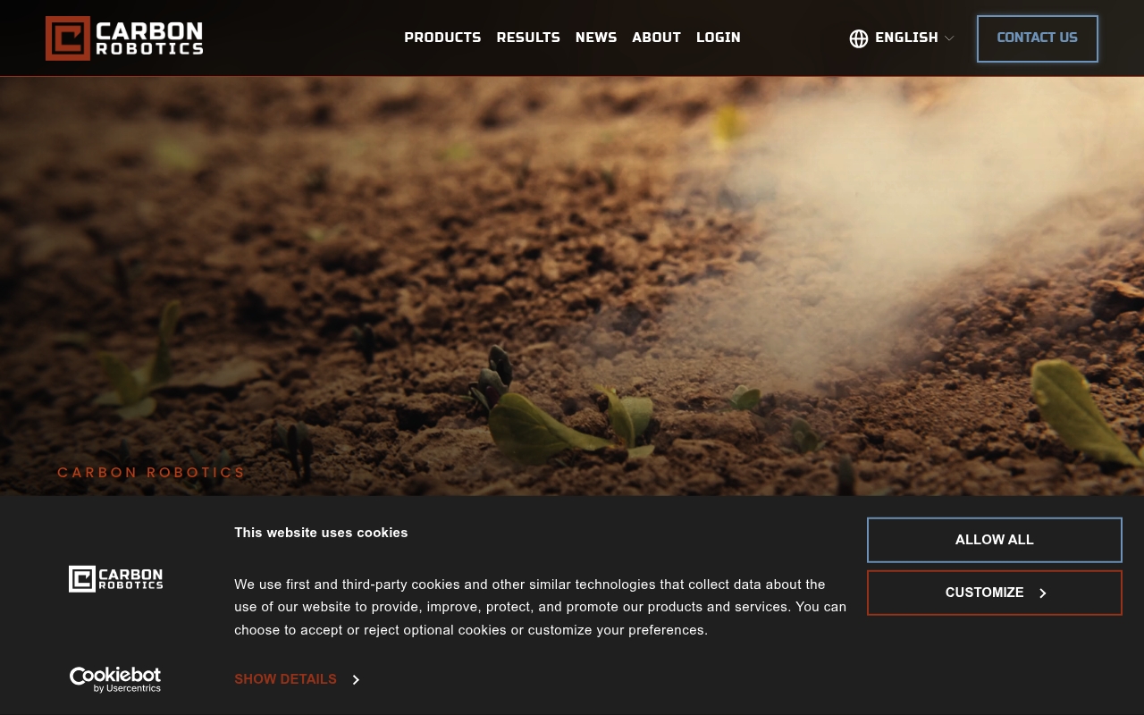 Carbon Robotics website