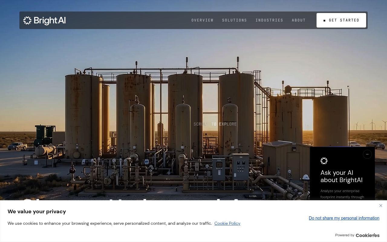 BrightAI website