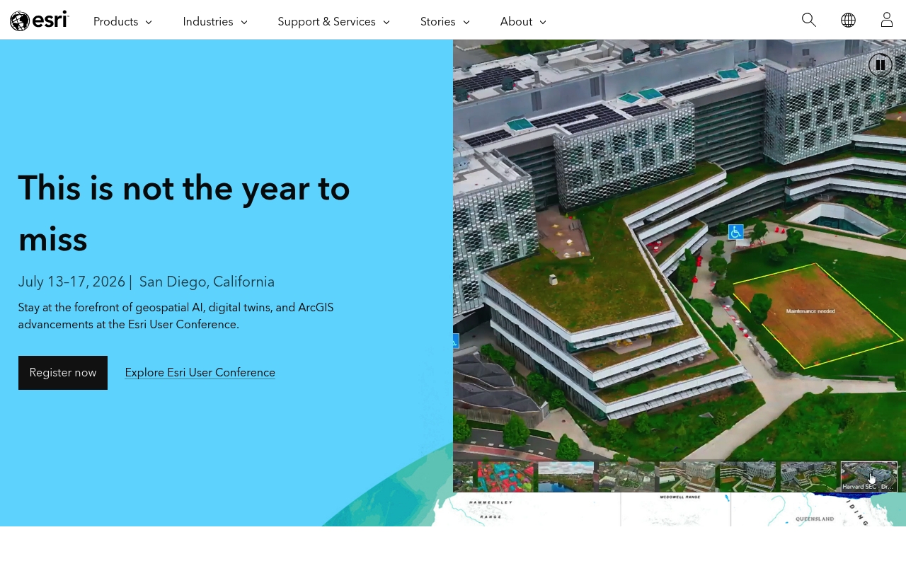 Esri website