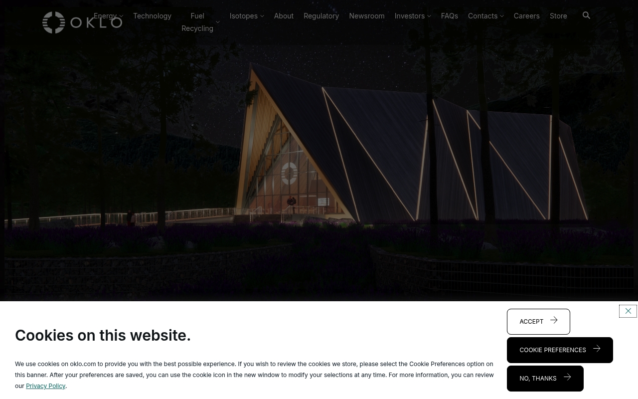 Oklo website