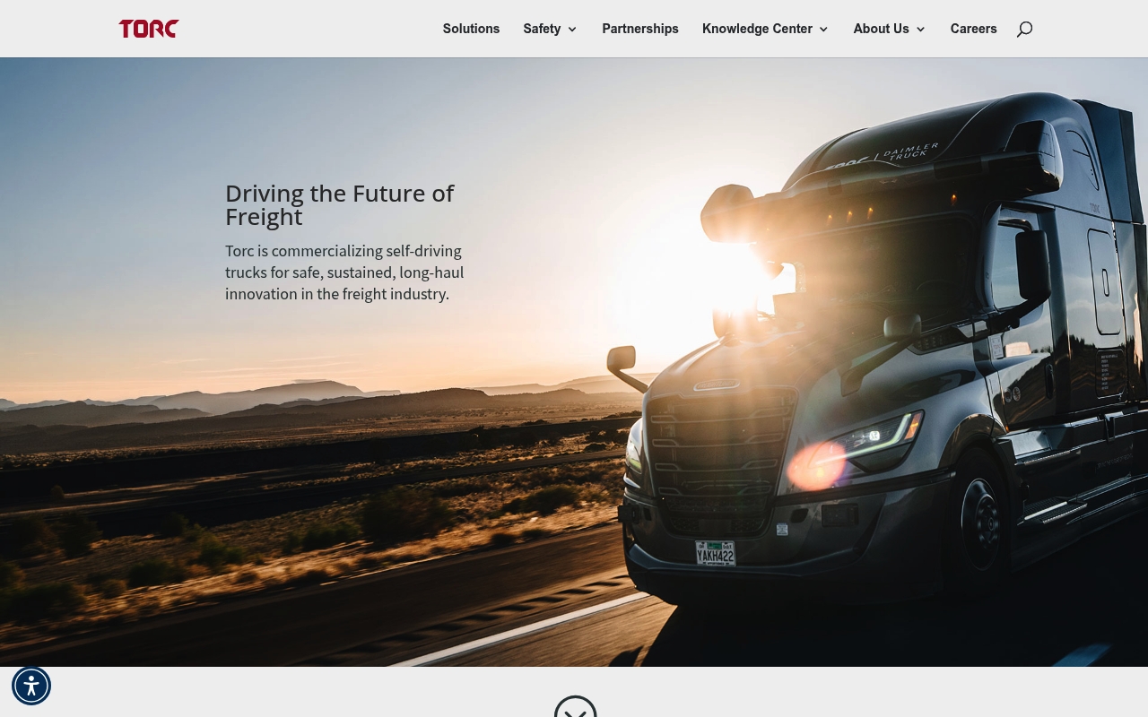 Torc Robotics website