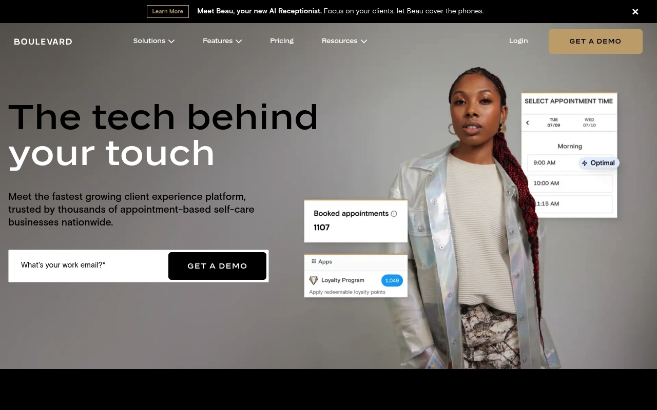 Boulevard website