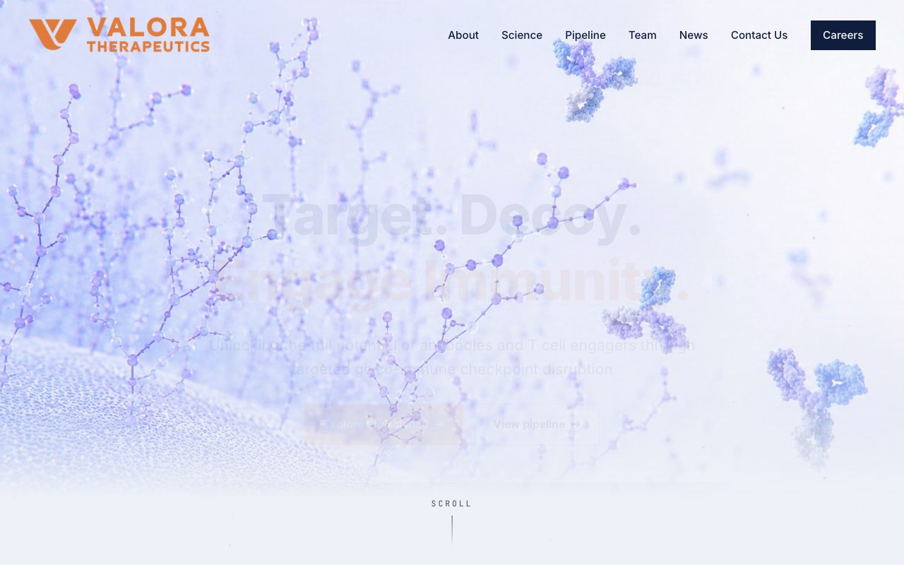 Valora Therapeutics website
