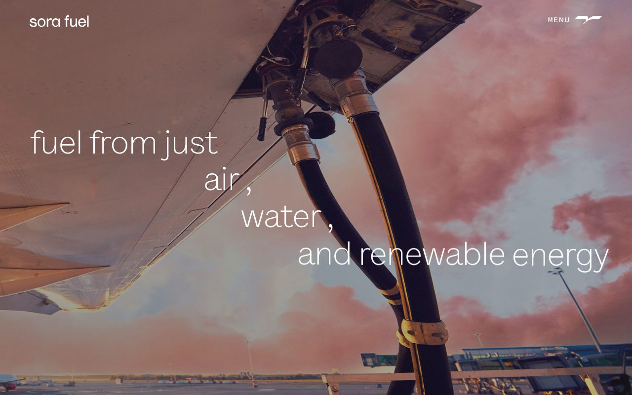 Sora Fuel website