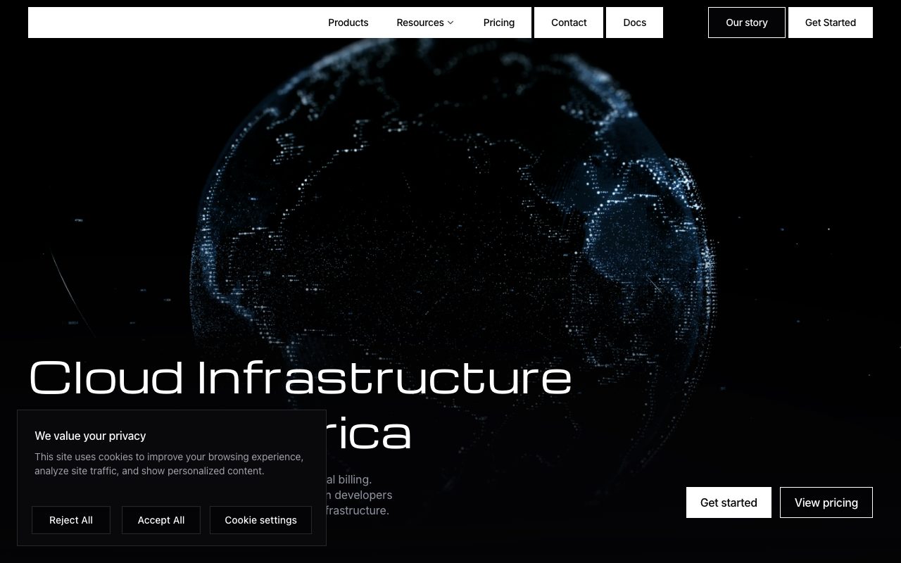 Servafri website