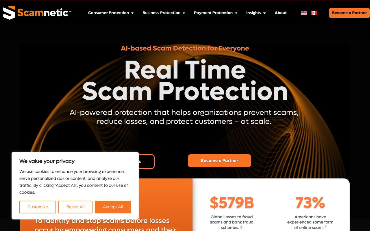 Scamnetic website