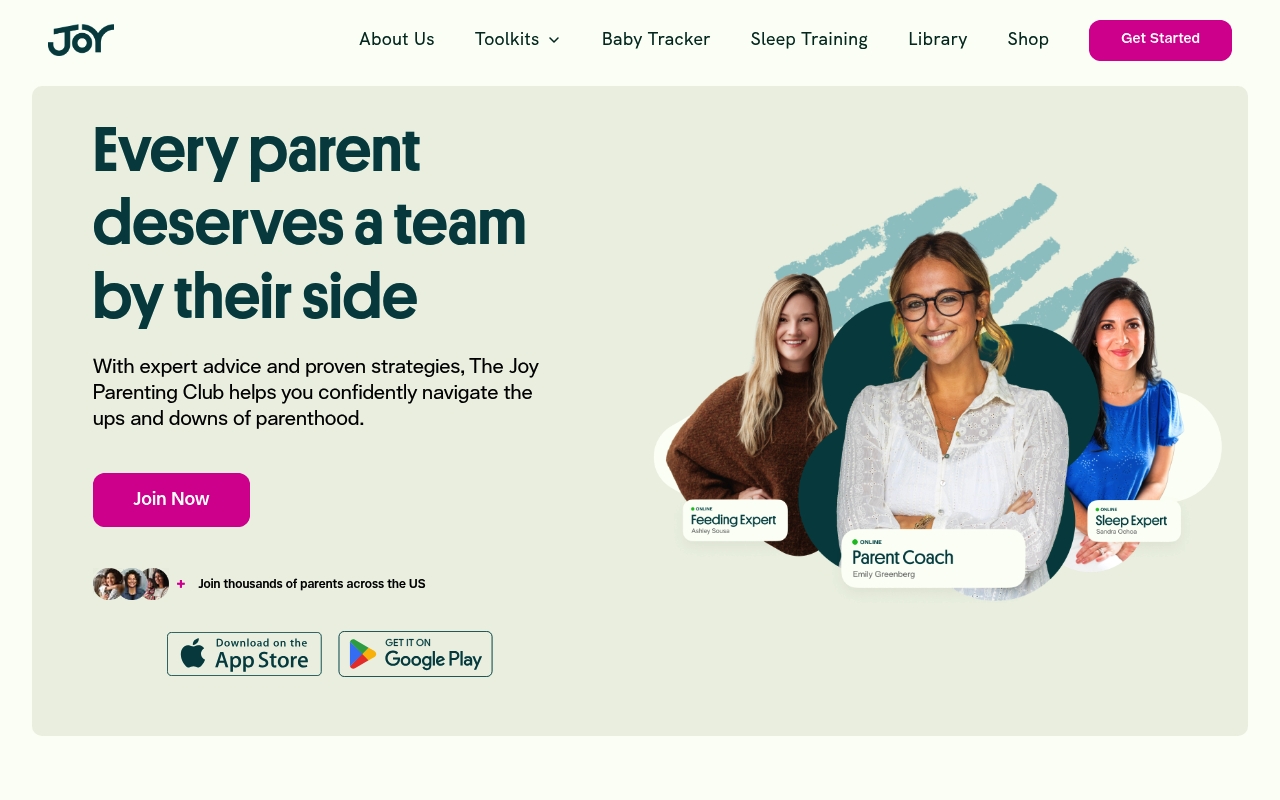 Joy website