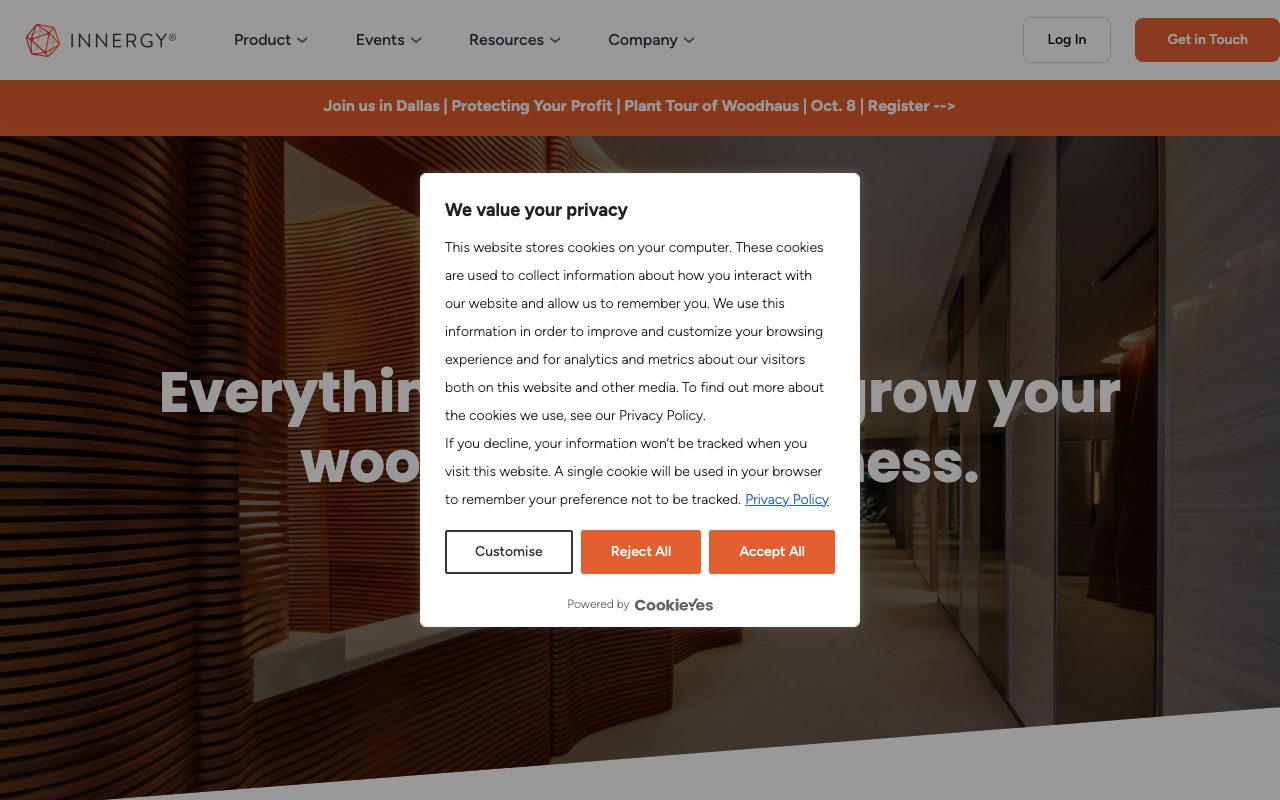 Innergy website