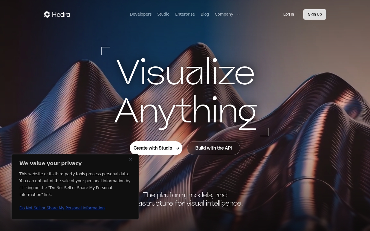 Hedra website