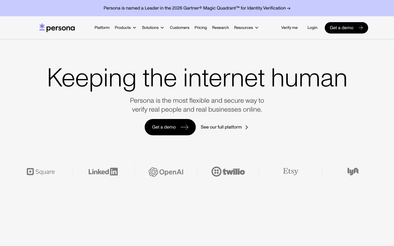 Persona website