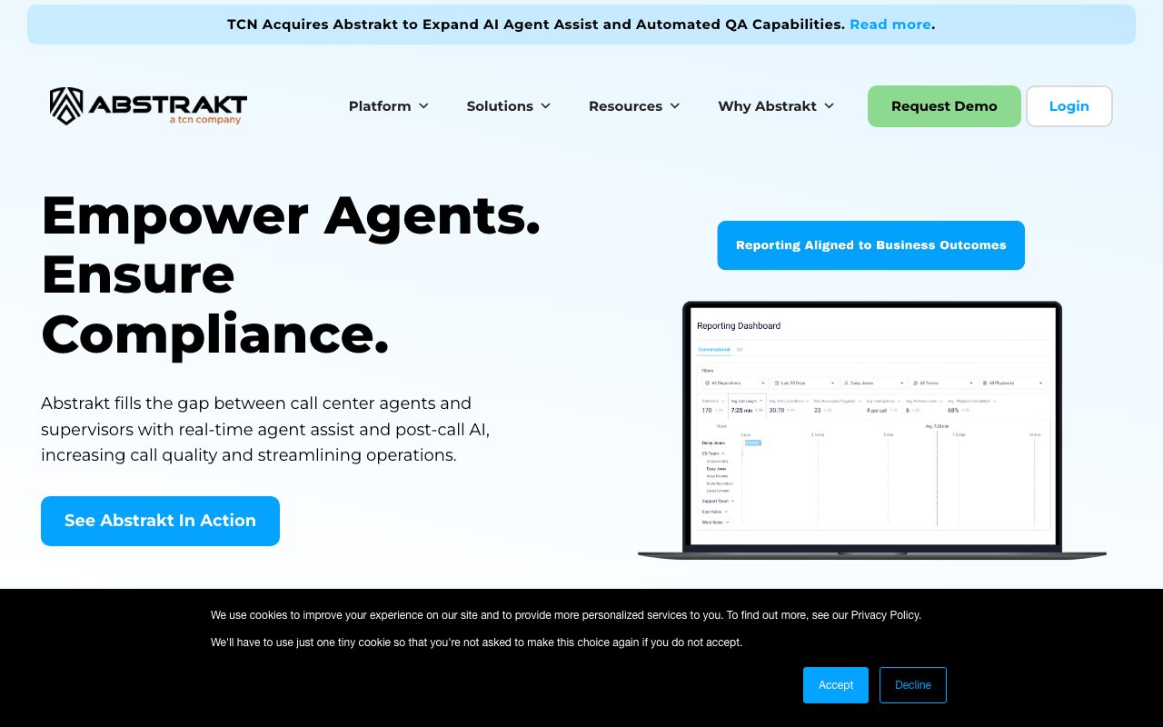 Abstrakt website