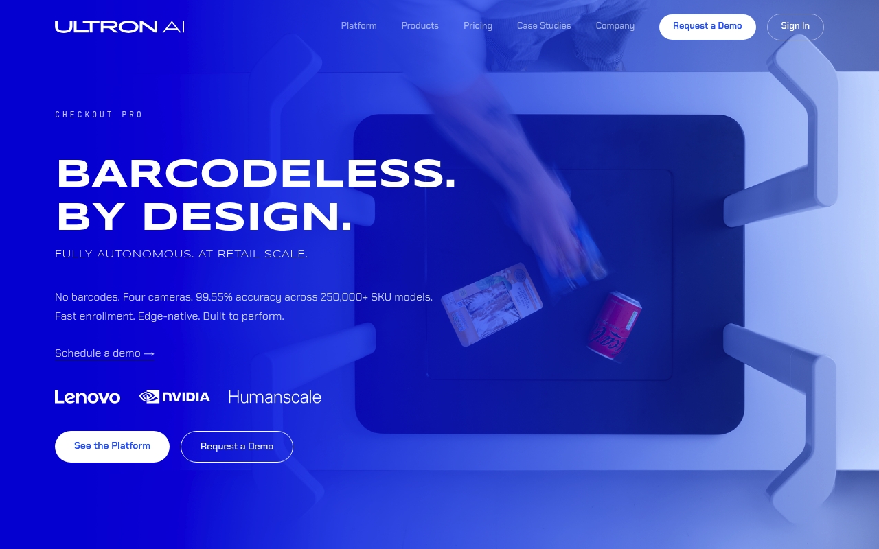 UltronAI website