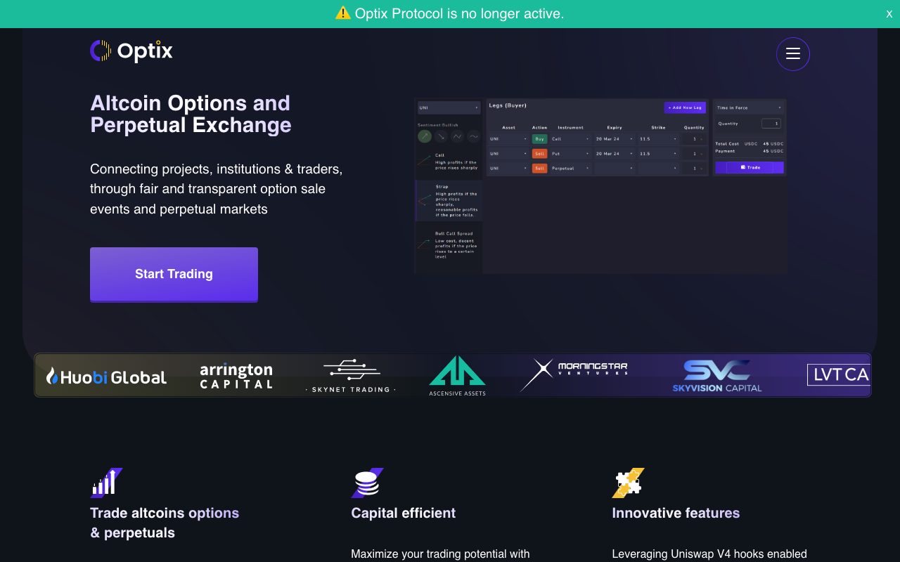 Optix website