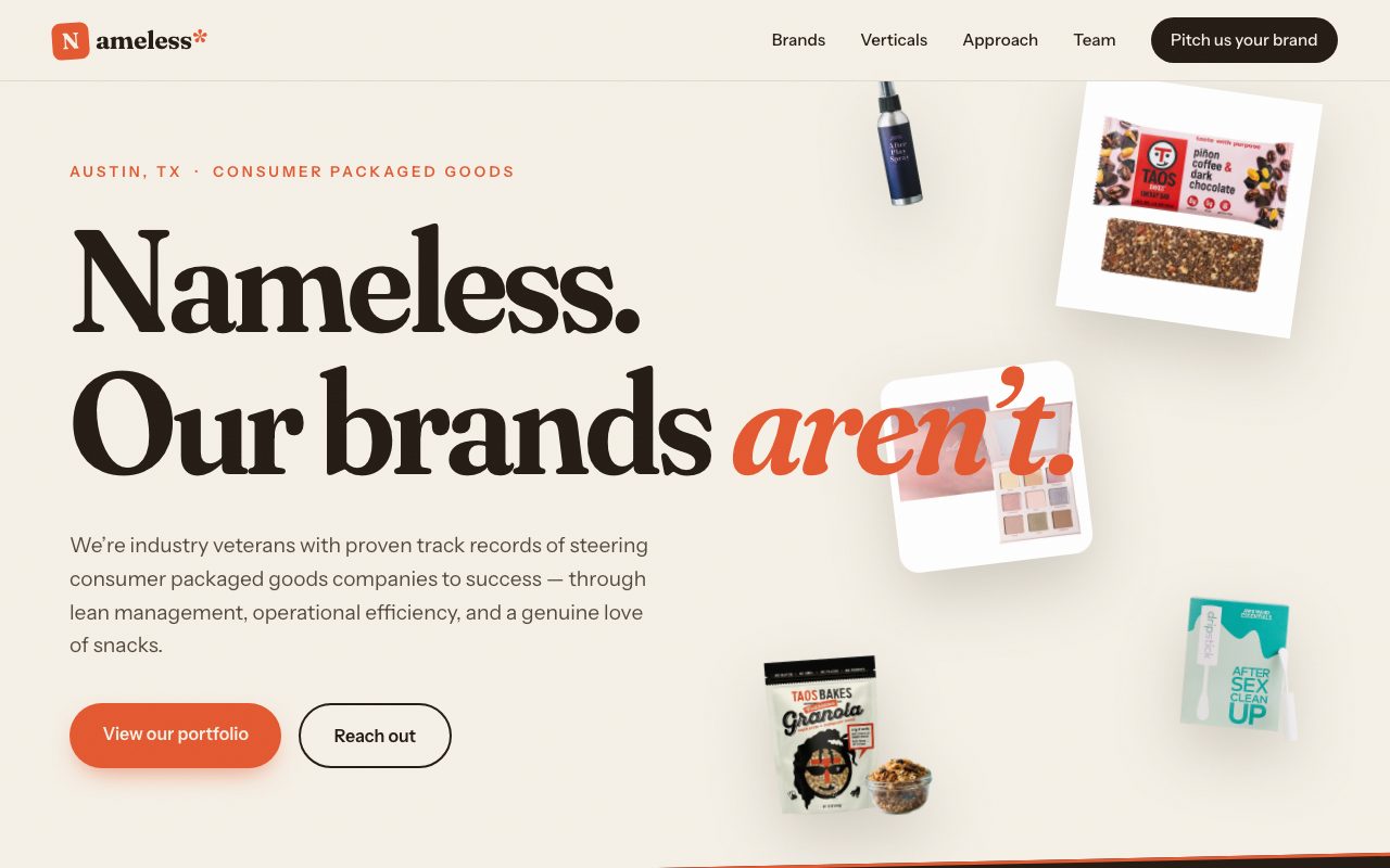 NamelessCPG website