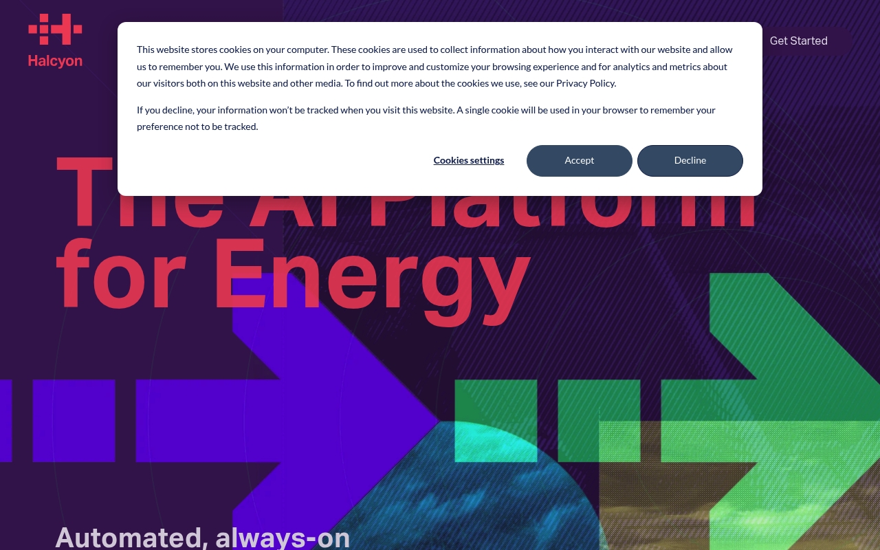 Halcyon website