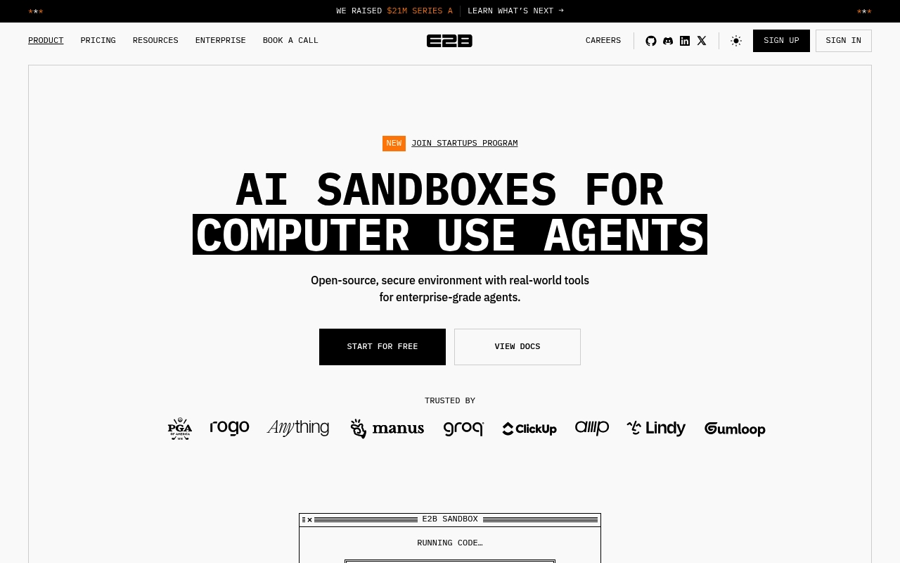 E2B website