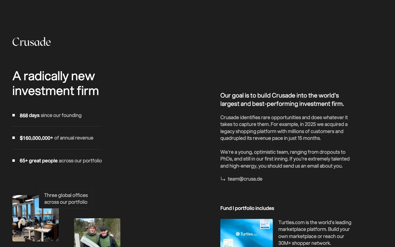 Crusade website