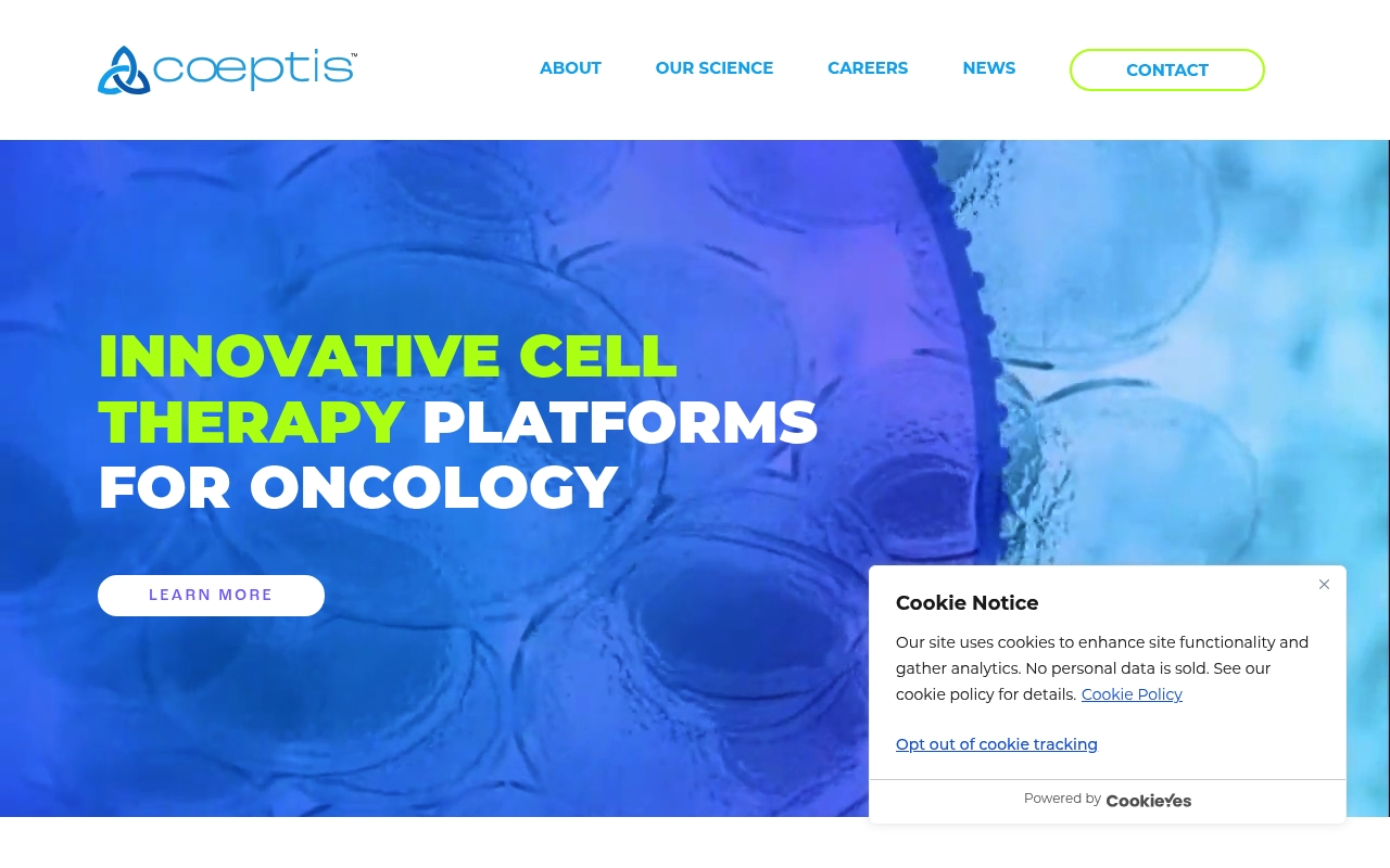 Coeptis Therapeutics website