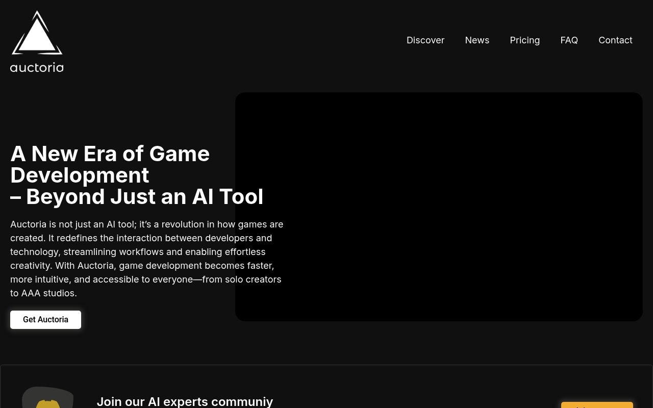Auctoria website