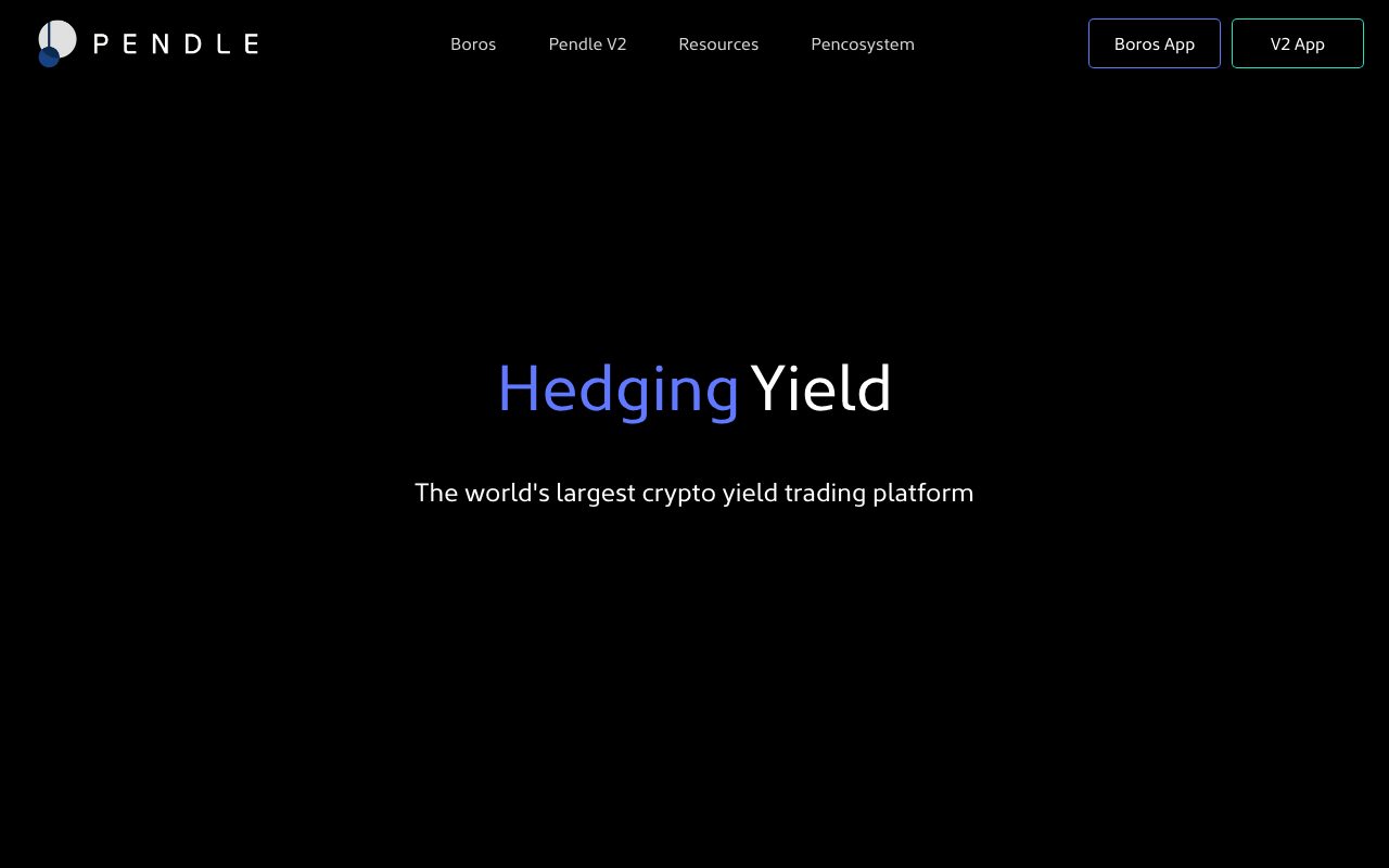 Pendle website