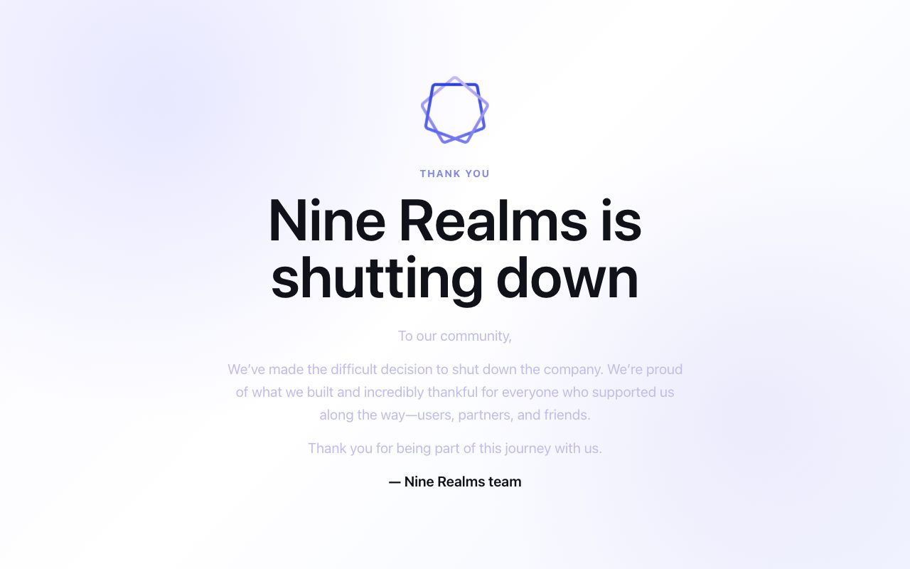 Nine Realms website