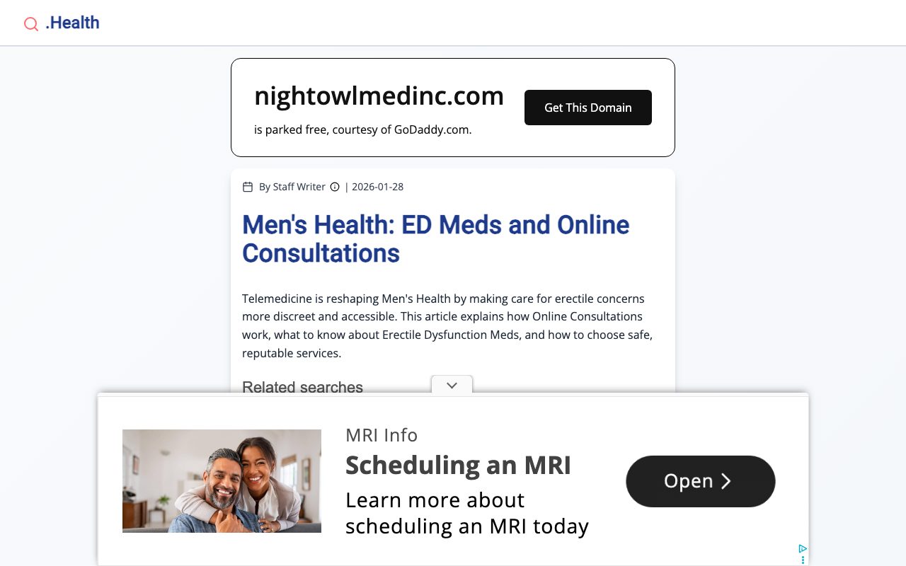Night Owl Medical website