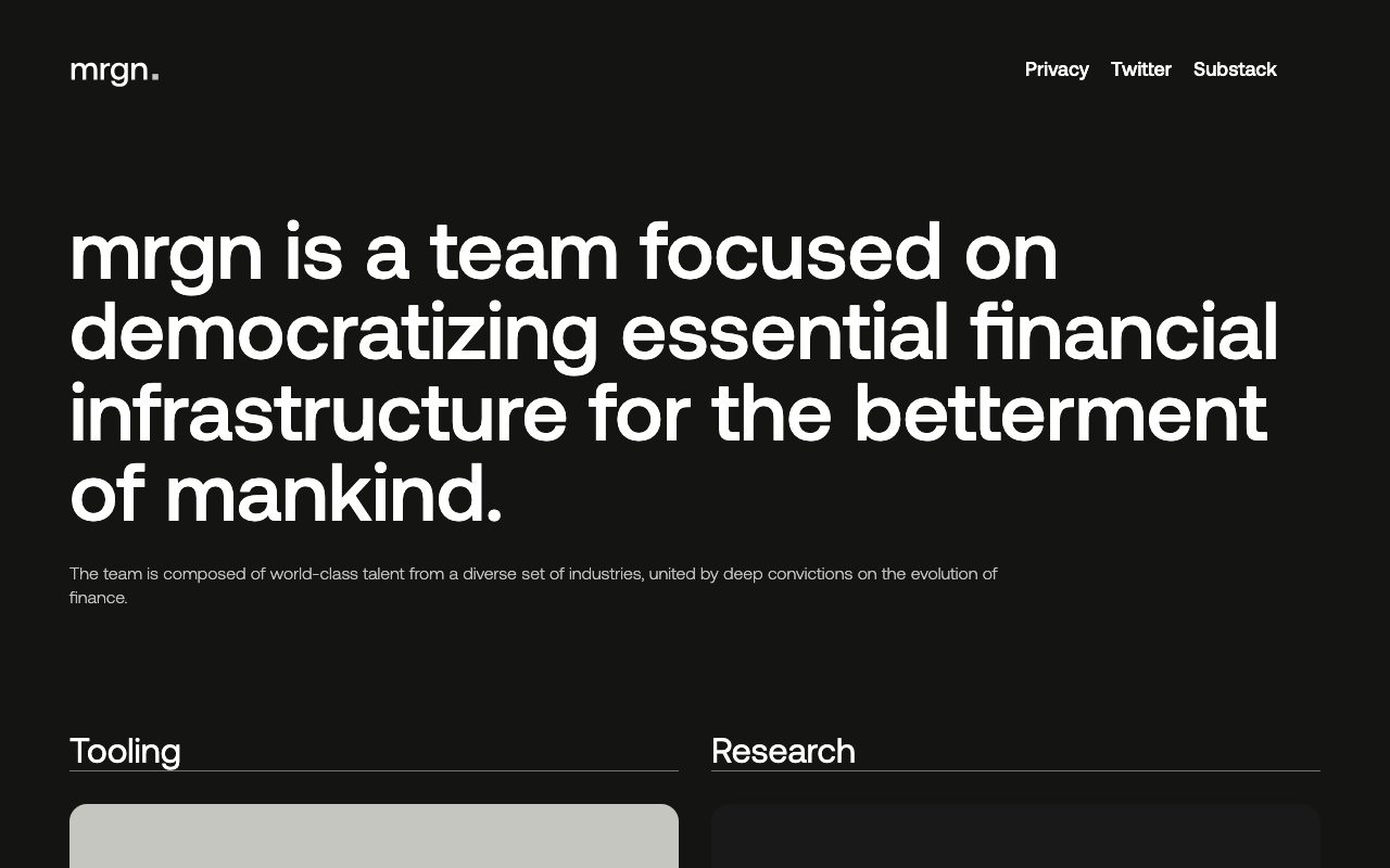 Mrgn Group website