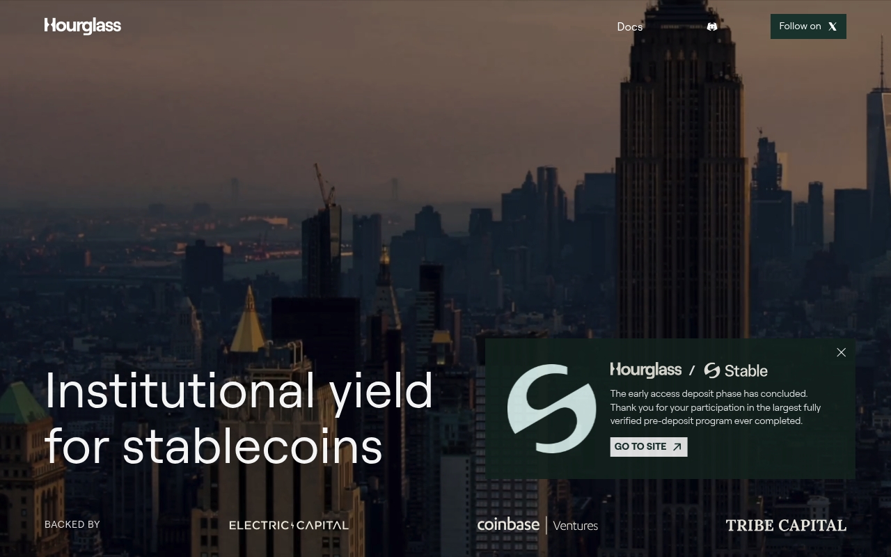 Hourglass website