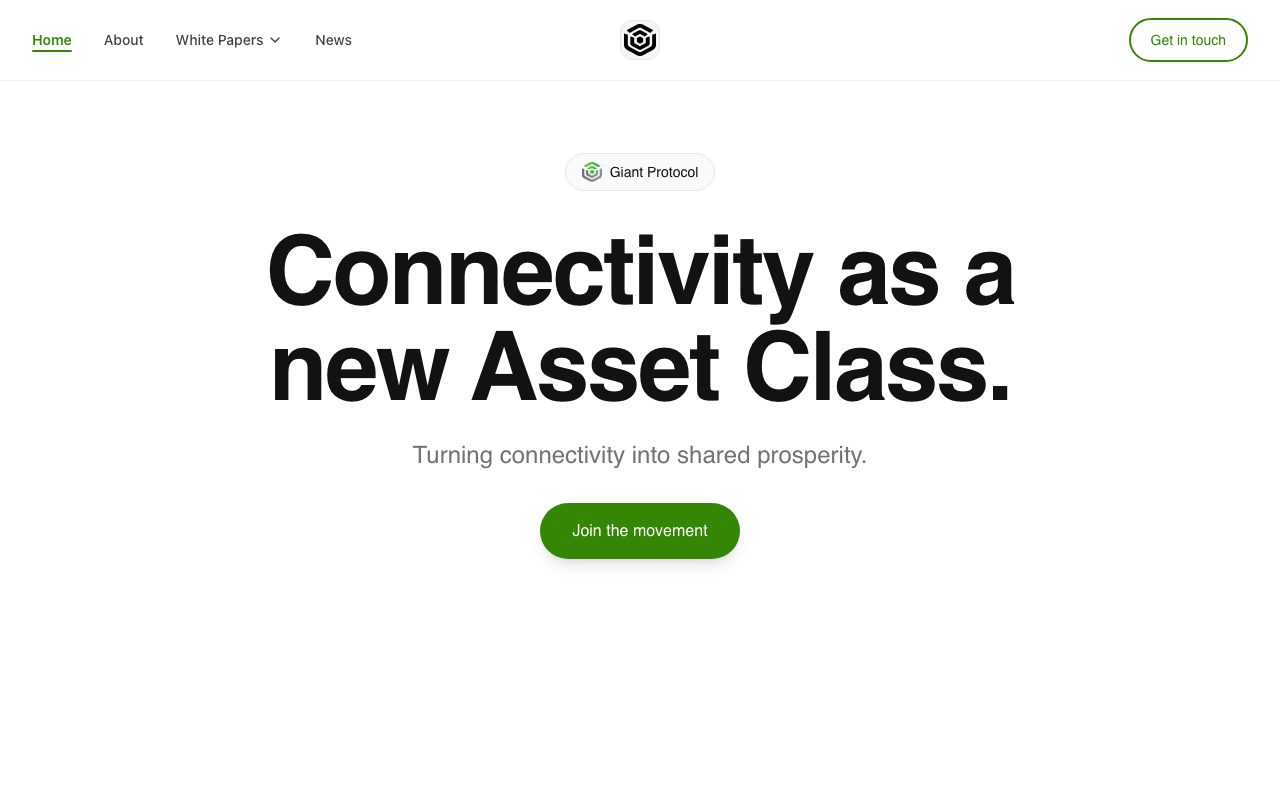GIANT Protocol website