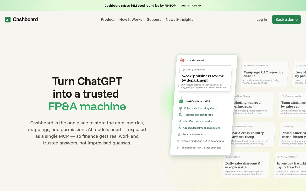 Cashboard website