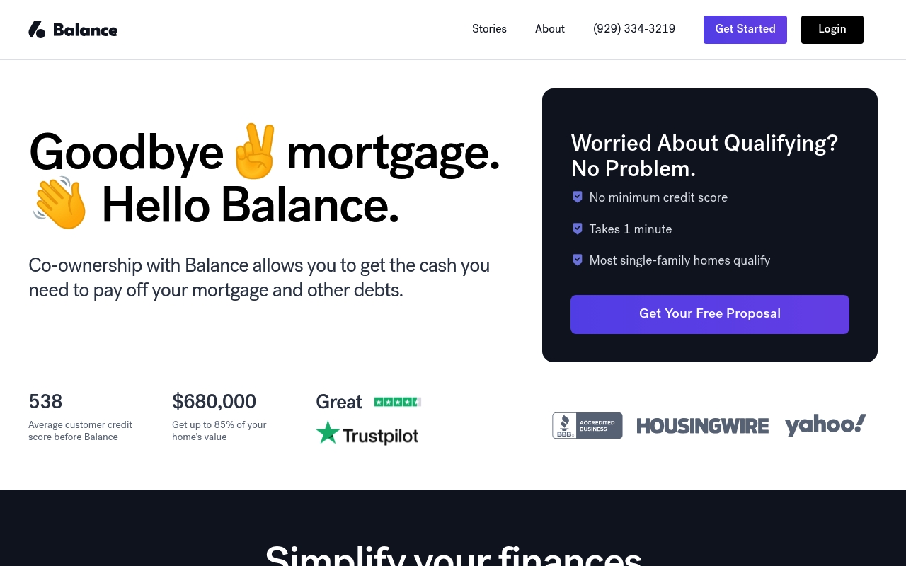 Balance website