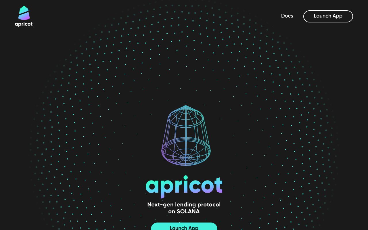 Apricot Finance website