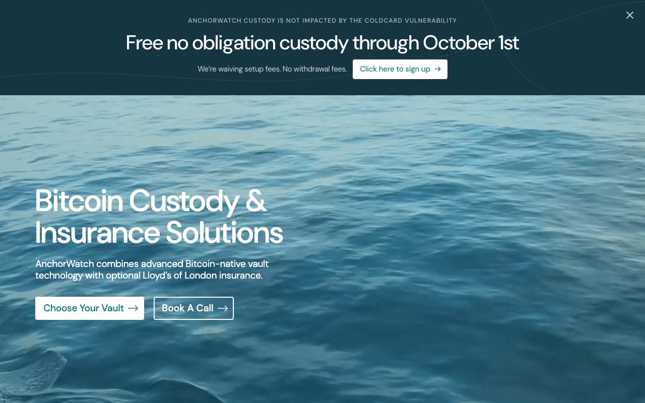 Anchor Watch website