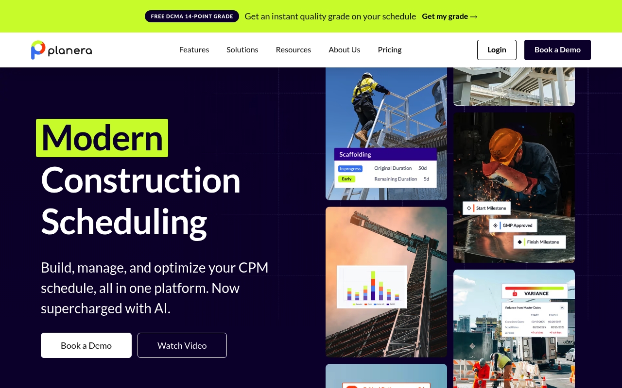Planera website