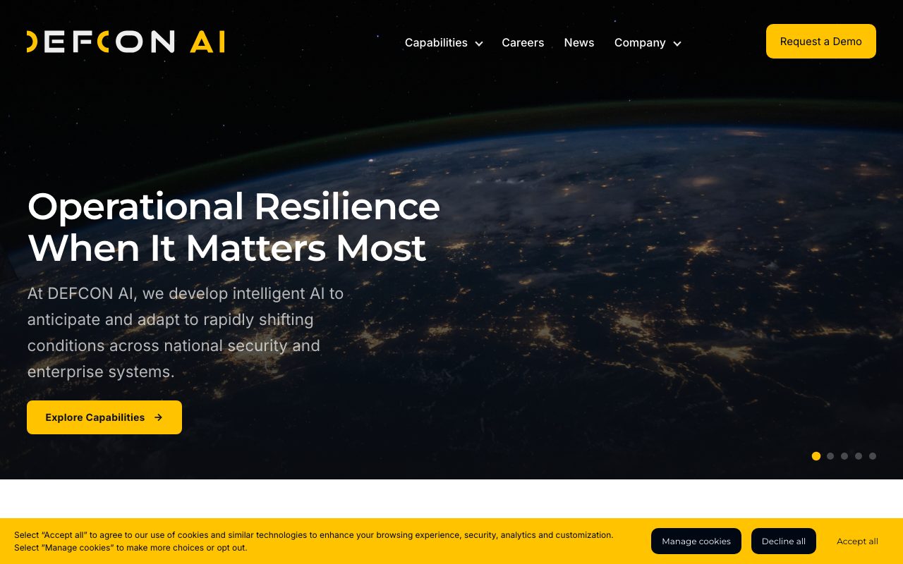 DEFCON AI website