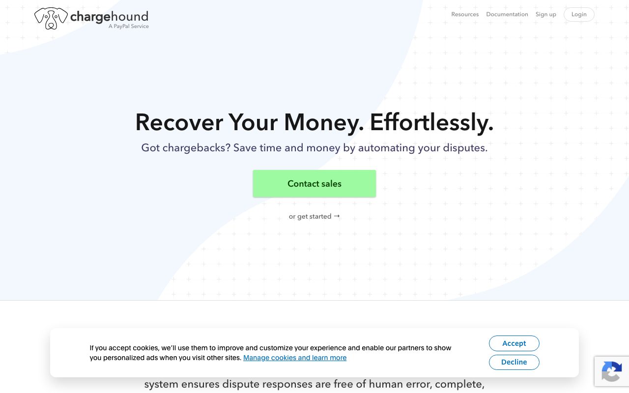 Chargehound website