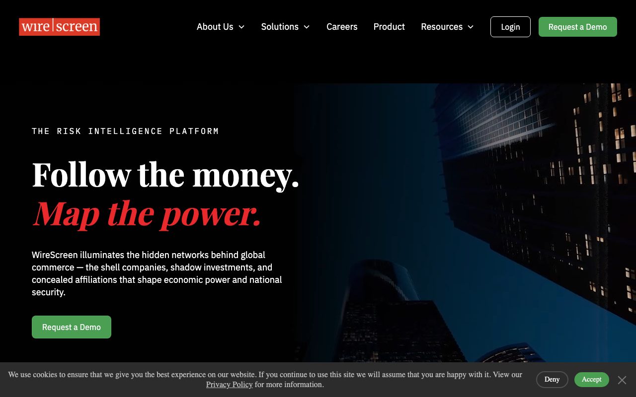 WireScreen website