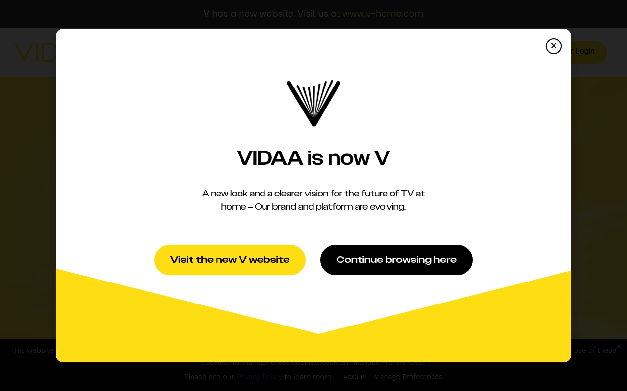 VIDAA website