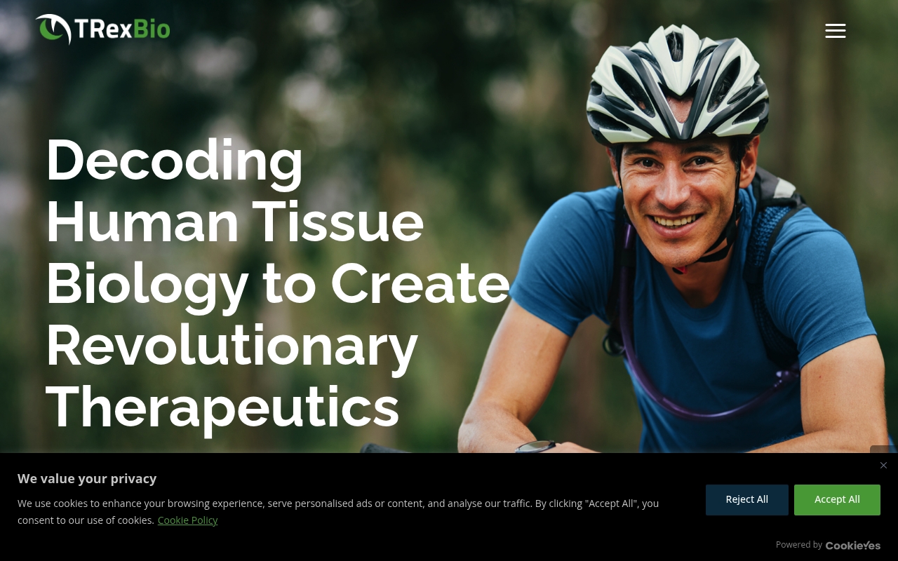 TRex Bio website