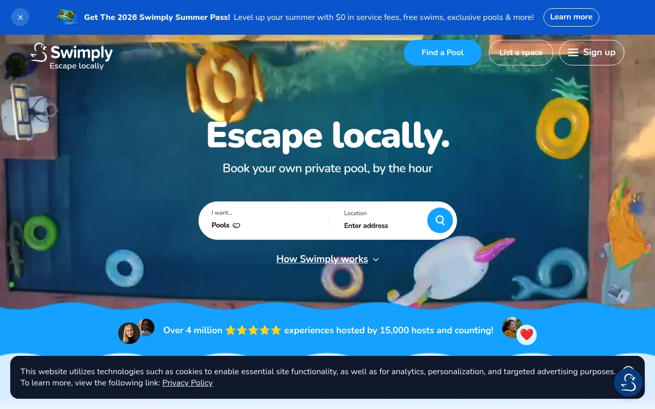 Swimply website