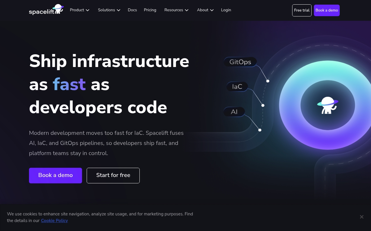 Spacelift website
