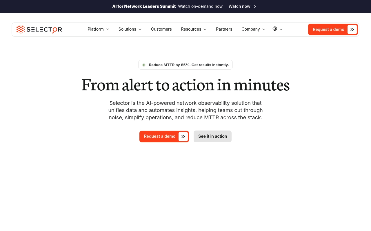 Selector website