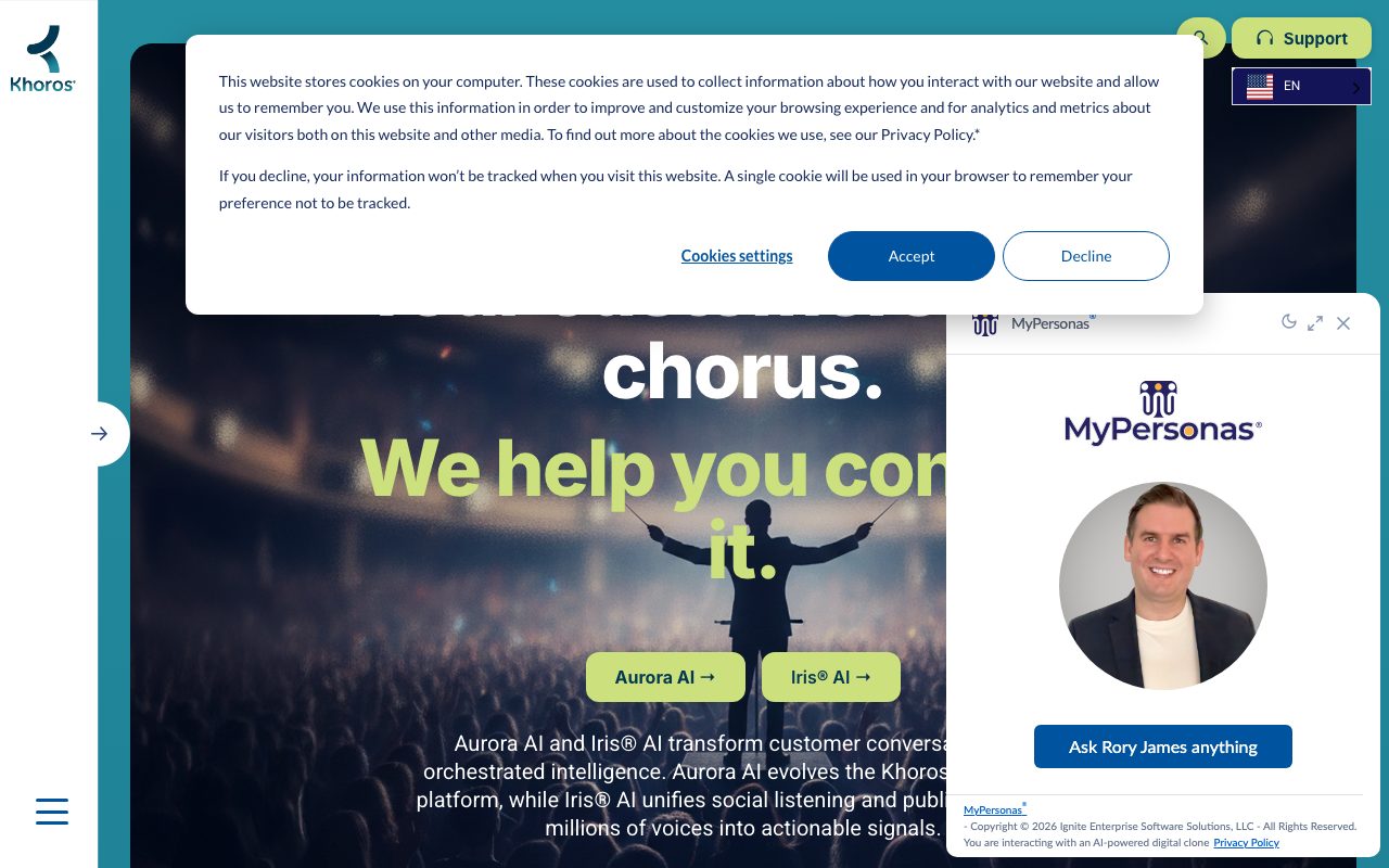 Khoros website